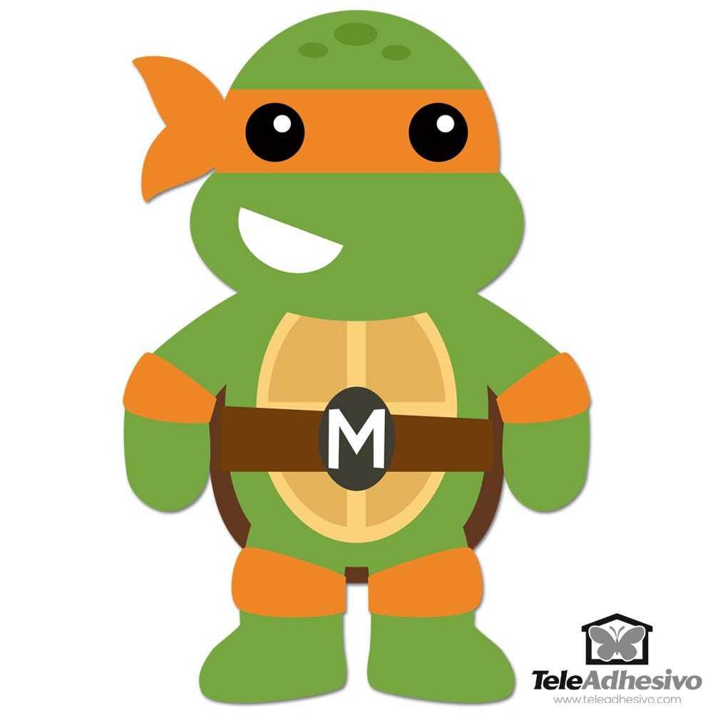 Stickers for Kids: Michelangelo Ninja Turtle