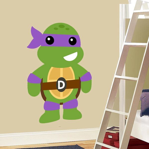 Stickers for Kids: Ninja turtle Donatello