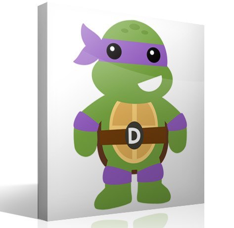 Stickers for Kids: Ninja turtle Donatello
