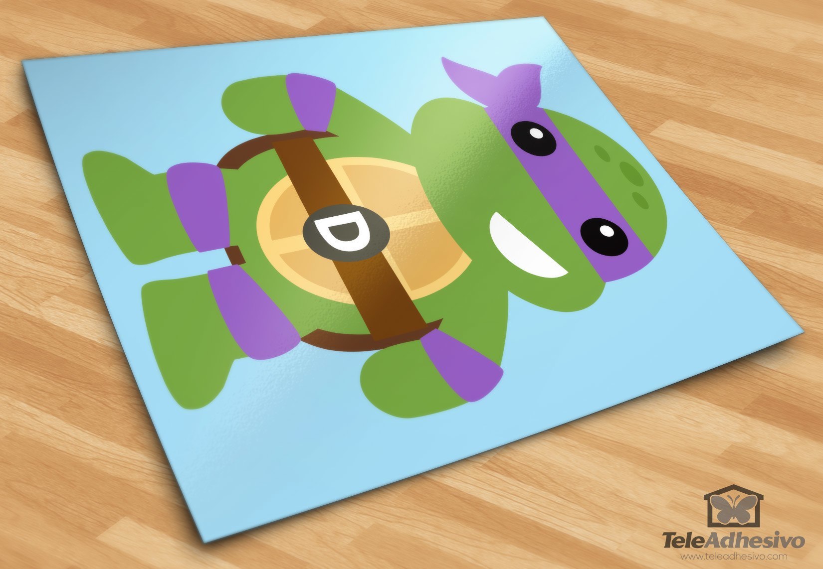 Stickers for Kids: Ninja turtle Donatello