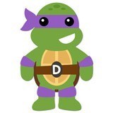 Stickers for Kids: Ninja turtle Donatello 6