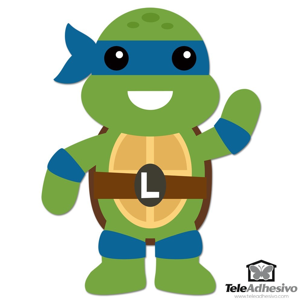 Kids wall sticker Ninja Turtle Leonardo