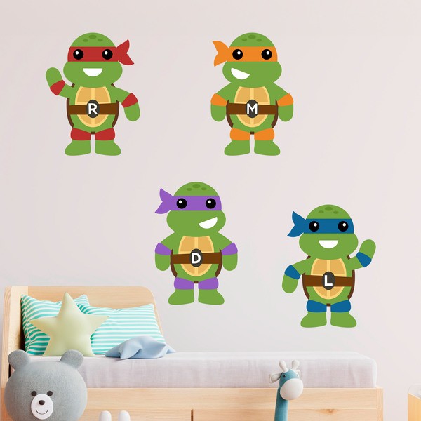 Stickers for Kids: Kit Ninja Turtles