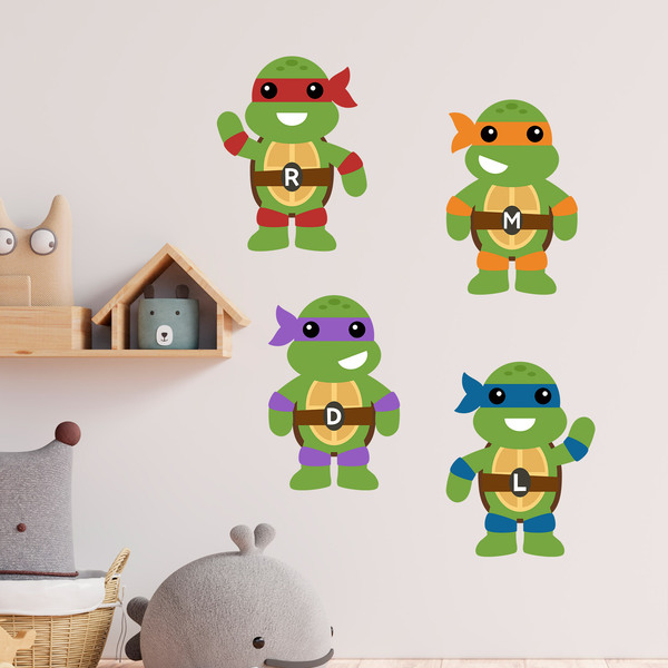 Stickers for Kids: Kit Ninja Turtles