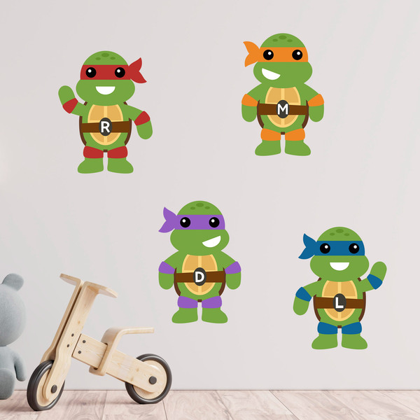 Stickers for Kids: Kit Ninja Turtles 4