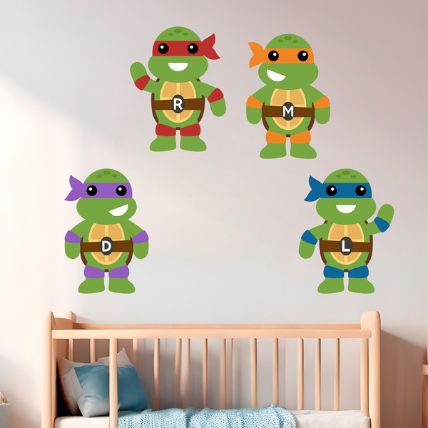 Stickers for Kids: Kit Ninja Turtles