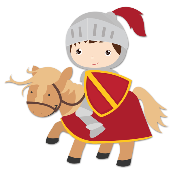 Stickers for Kids: Red Knight 0