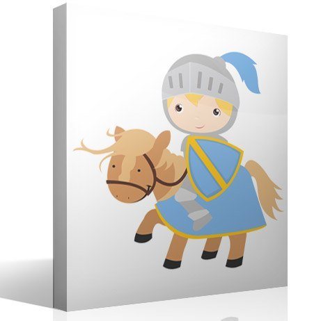 Stickers for Kids: Blue Knight