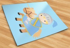Stickers for Kids: Blue Knight 5
