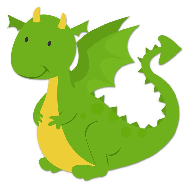 Stickers for Kids: Dragon 