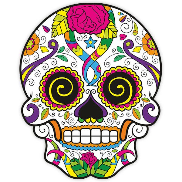 Wall Stickers: Mexican Skull Chucho el Roto