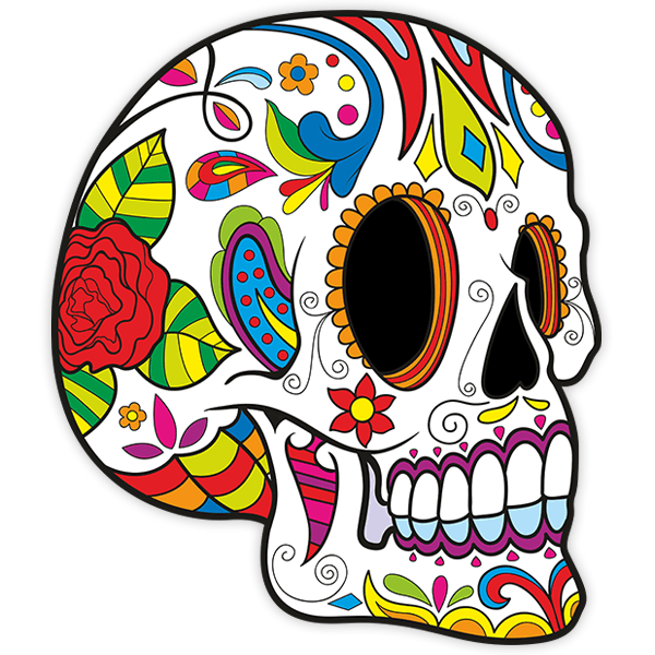 Wall Stickers: Mexican Skull Pancho Villa