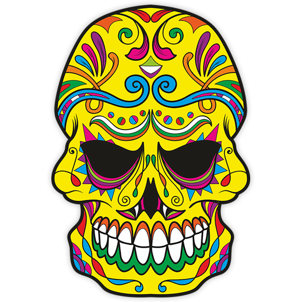 Wall Stickers: Mexican Skull El Santo