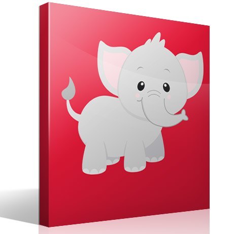 Stickers for Kids: Happy elephant