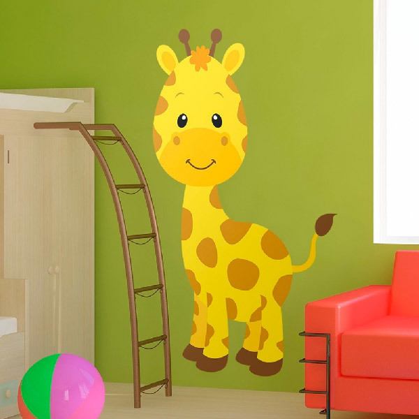 Stickers for Kids: Giraffe happy