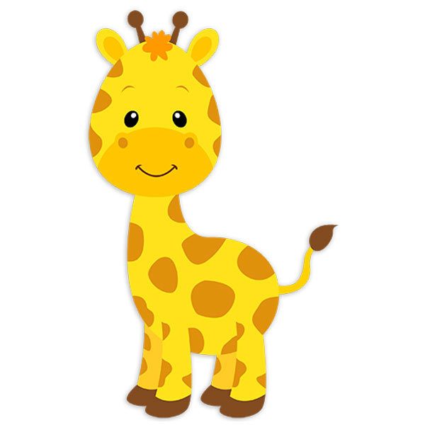 Stickers for Kids: Giraffe happy