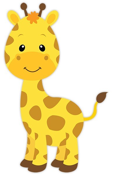 Stickers for Kids: Giraffe happy