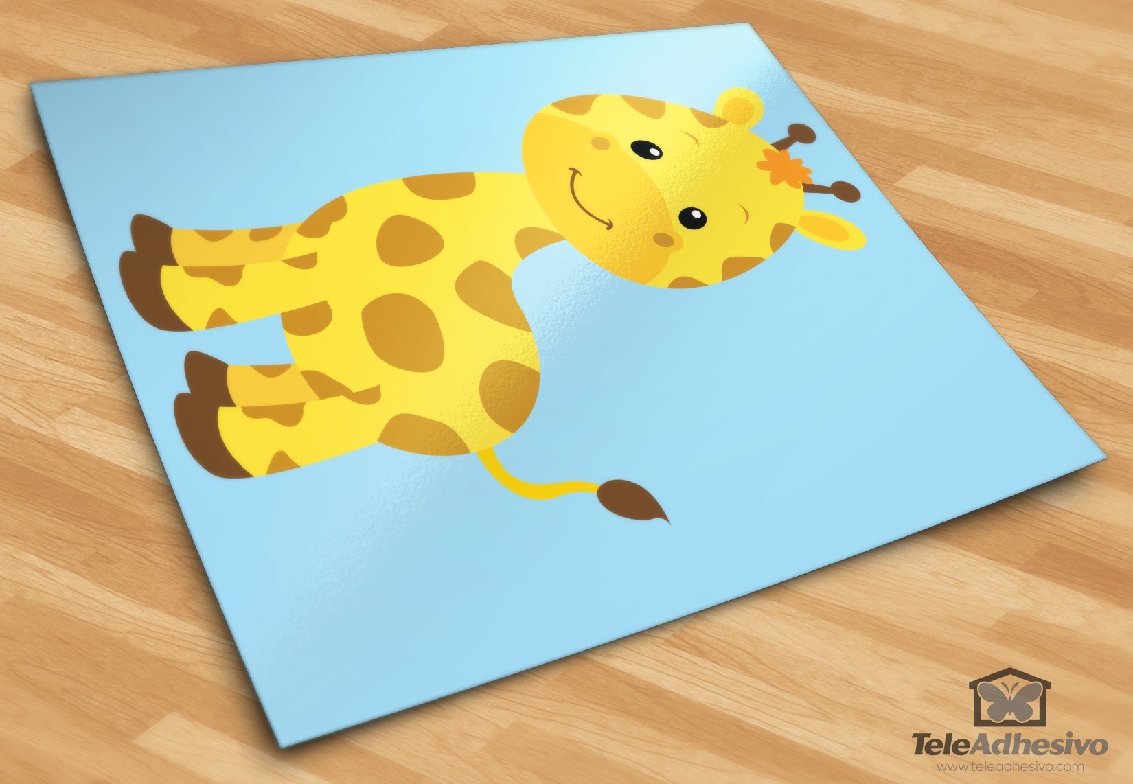 Stickers for Kids: Giraffe happy