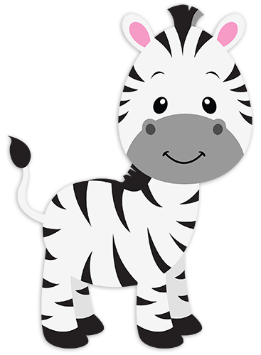 Stickers for Kids: Zebra child