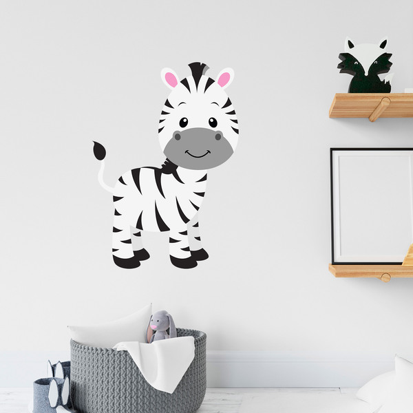 Stickers for Kids: Zebra child