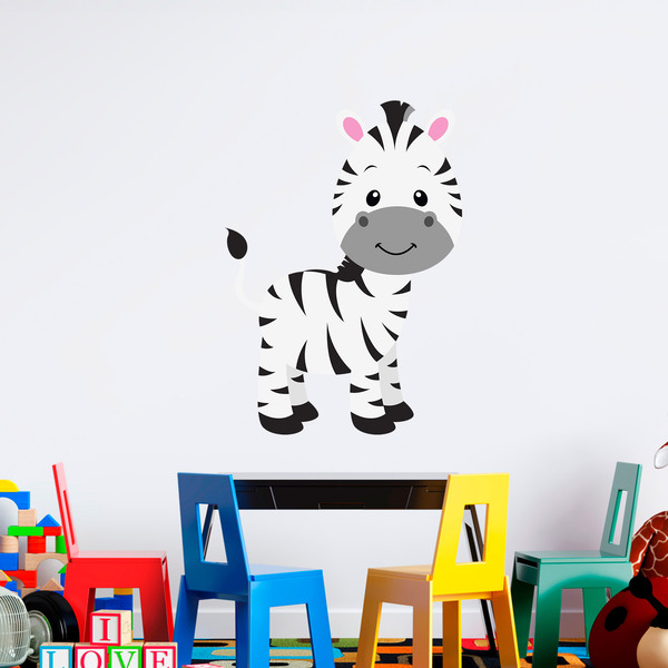 Stickers for Kids: Zebra child