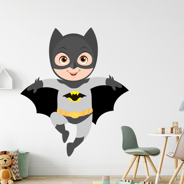 Stickers for Kids: Batman flying
