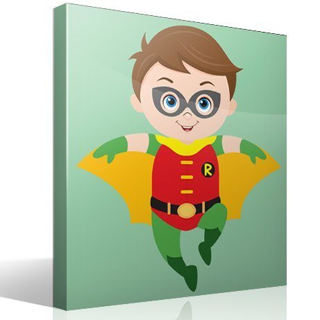 Stickers for Kids: Robin flying