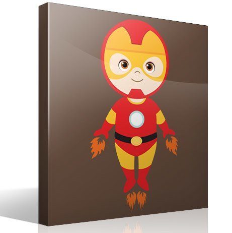 Stickers for Kids: Ironman flying