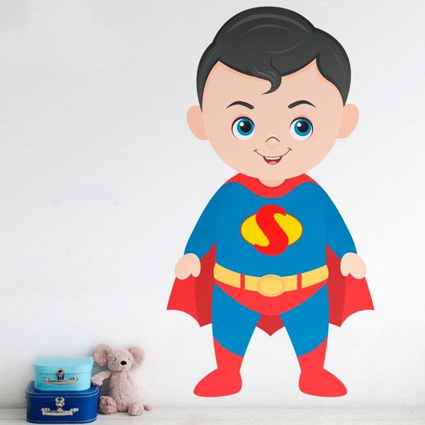 Stickers for Kids: Superman Baby