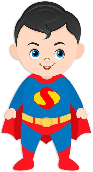 Stickers for Kids: Superman Baby