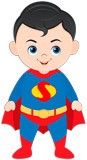 Stickers for Kids: Superman Baby 5