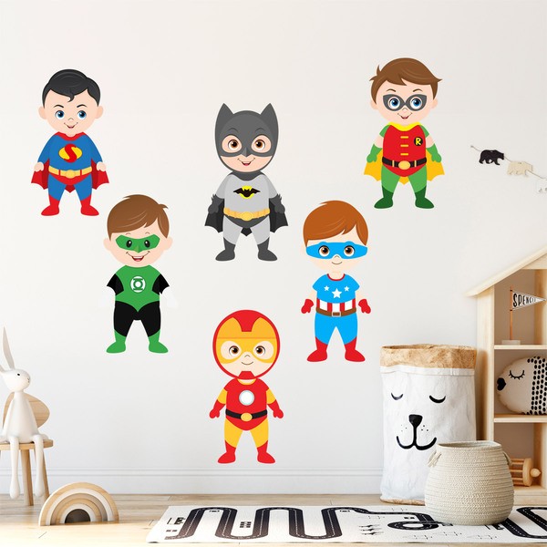 Stickers for Kids: Kit Superheros