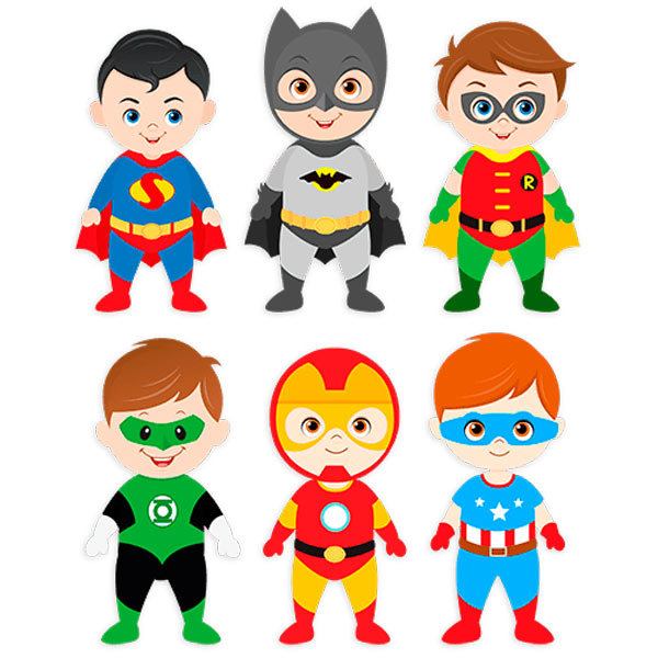 Stickers for Kids: Kit Superheros
