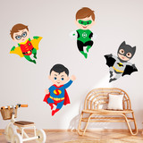 Stickers for Kids: Kit Superheroes flying 5