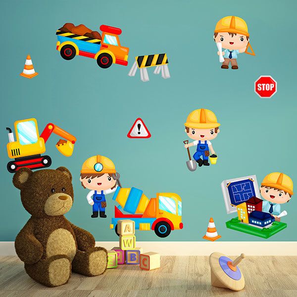 Stickers for Kids: Construction kit