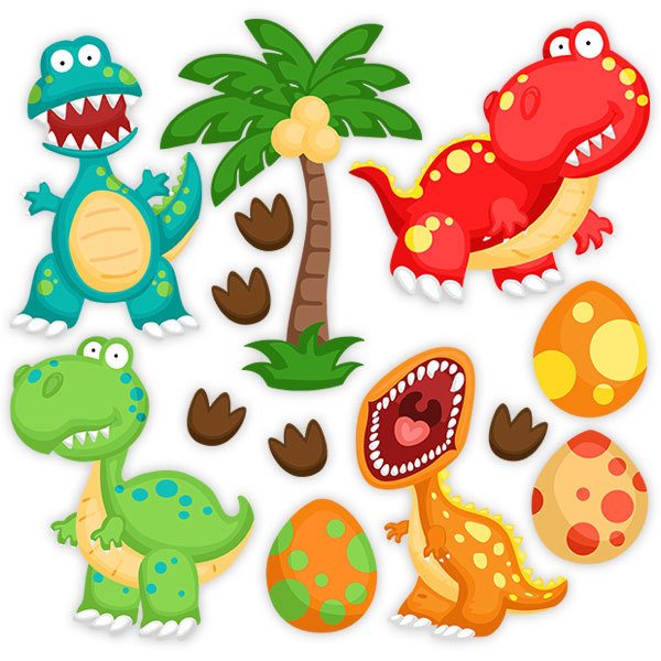 Stickers for Kids: Funny Dinosaurs Kit