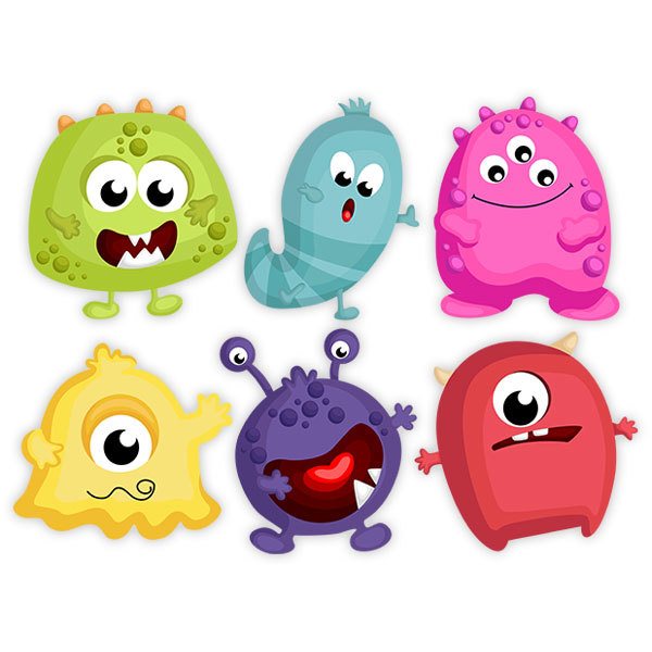 Stickers for Kids: Monster Kit