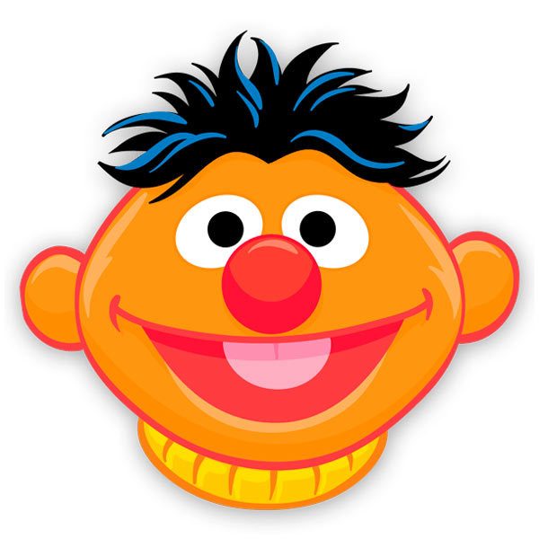 Stickers for Kids: Head of Ernie