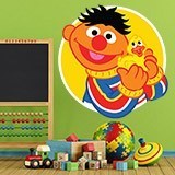 Stickers for Kids: Ernie with yellow duckling 3