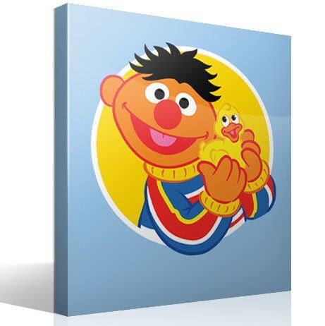 Stickers for Kids: Ernie with yellow duckling