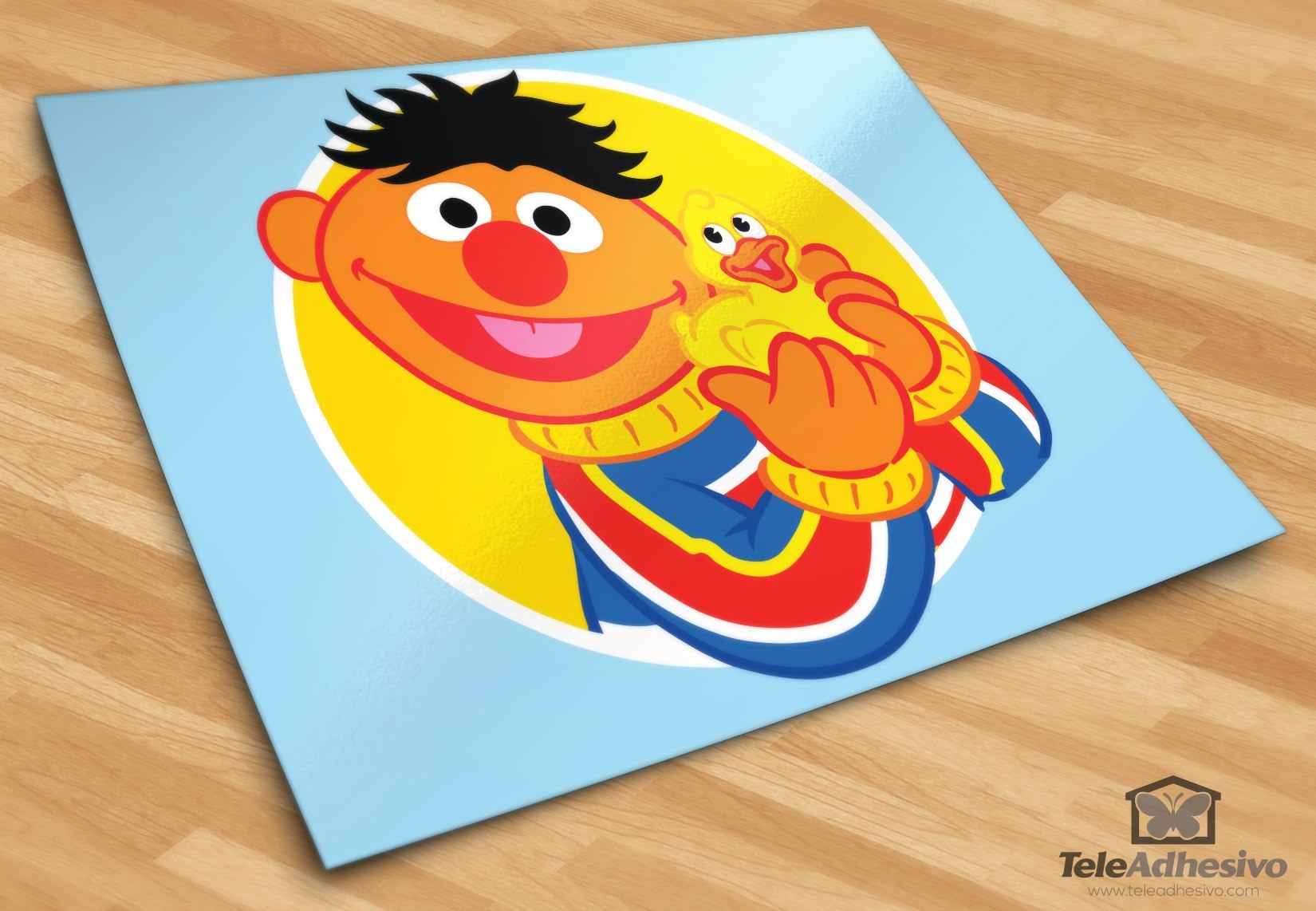 Stickers for Kids: Ernie with yellow duckling