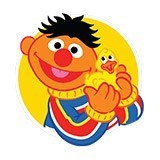 Stickers for Kids: Ernie with yellow duckling 6