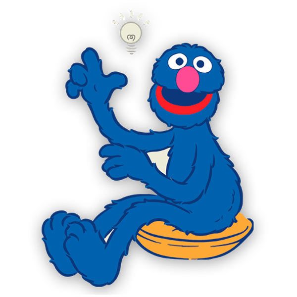 Stickers for Kids: Grover has an idea