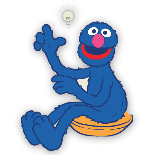 Stickers for Kids: Grover has an idea