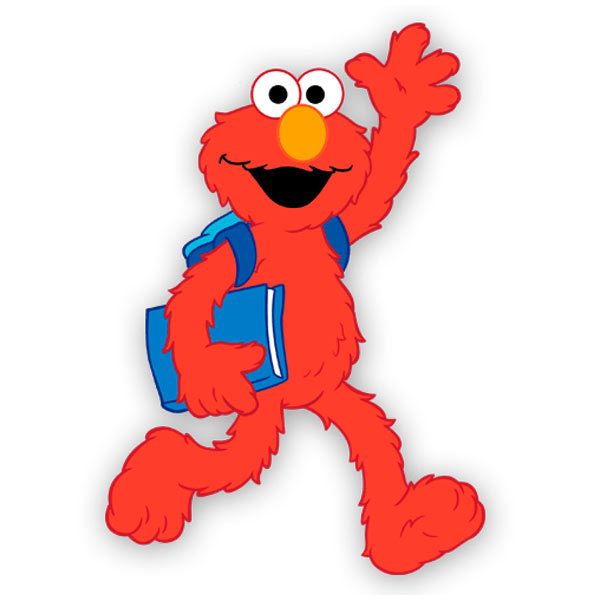 Stickers for Kids: Elmo goes to school