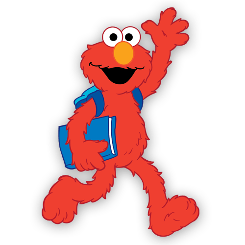 Stickers for Kids: Elmo goes to school 0