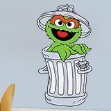 Stickers for Kids: Oscar in the trash can 3