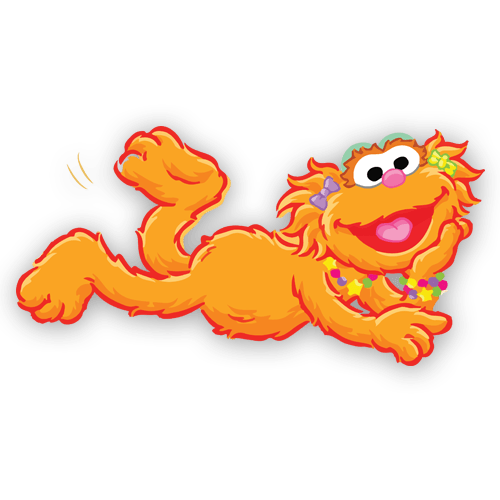 Stickers for Kids: Zoe of Sesame Street