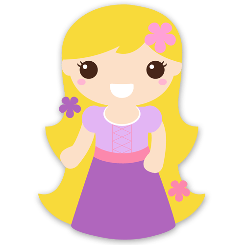 Stickers for Kids: Rapunzel