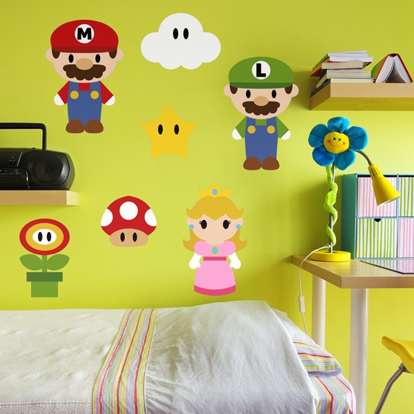 Stickers for Kids: Kit Mario Bros